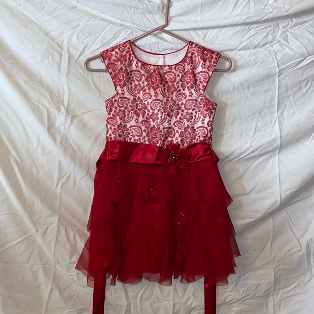 Jona Michelle Holiday Red  Children’s Dress
